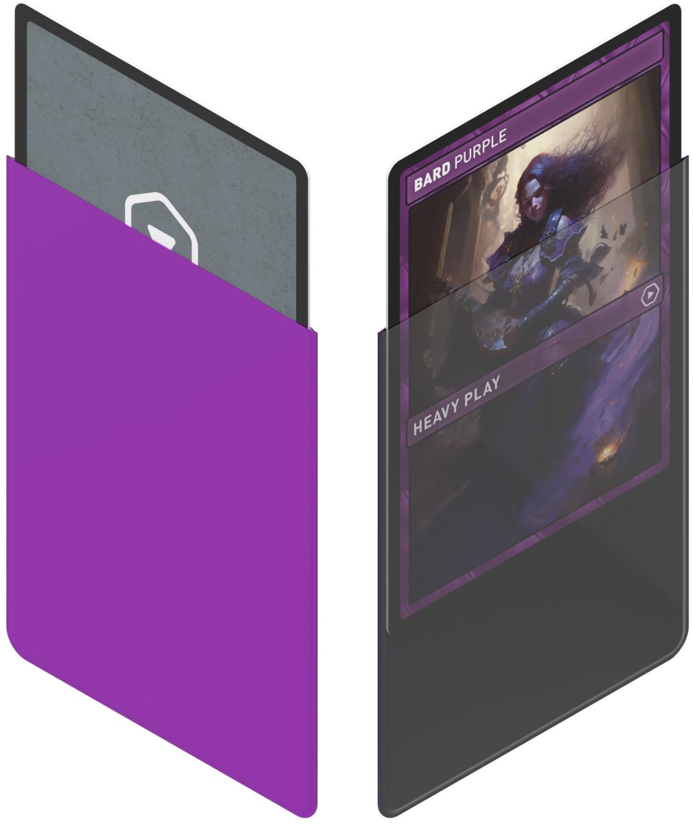 Sleeves Curvy - Morado / Heavy Play - Standard 100